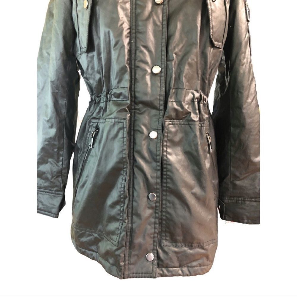 victoria’s Secret Waxed Cotton Parka Size M - Picture 4 of 16